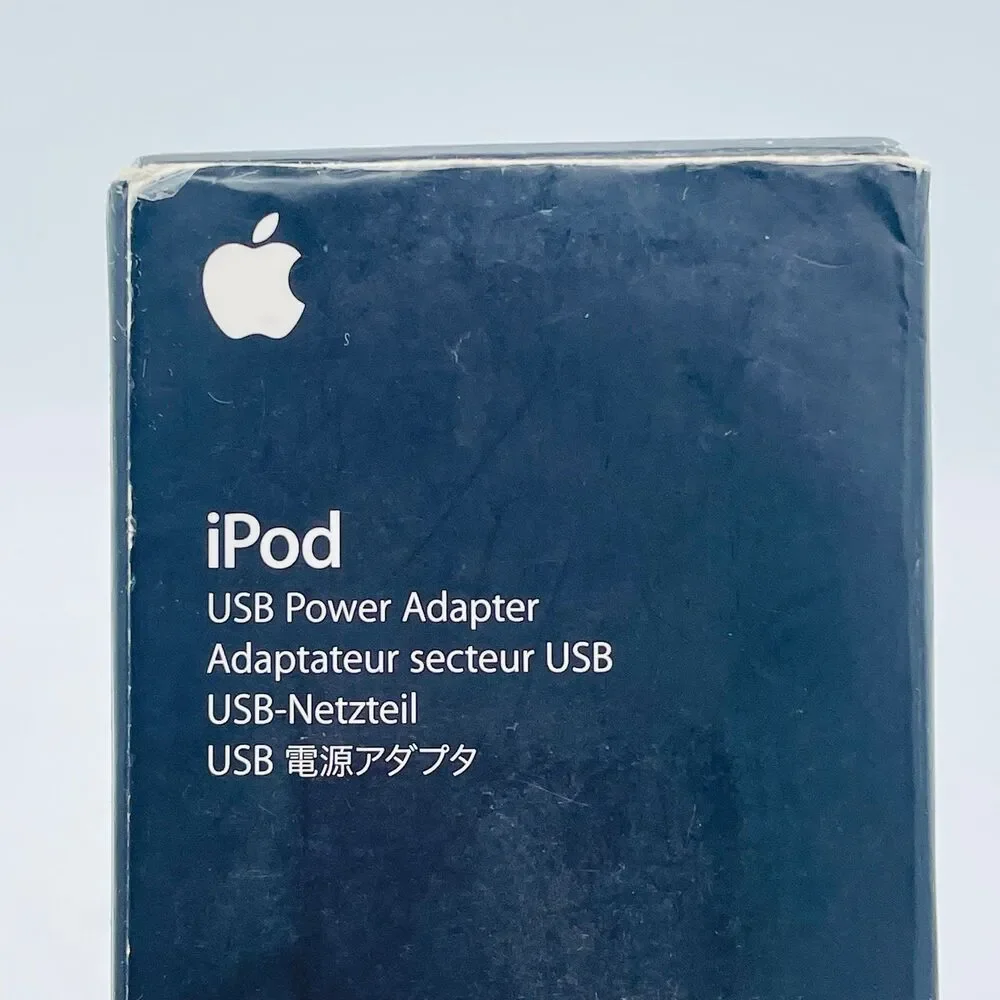 Apple iPod USB Power Adapter Brick & Cord in Box MA592LL/A